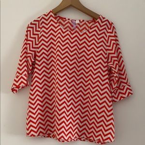 Chevron blouse, super comfortable!